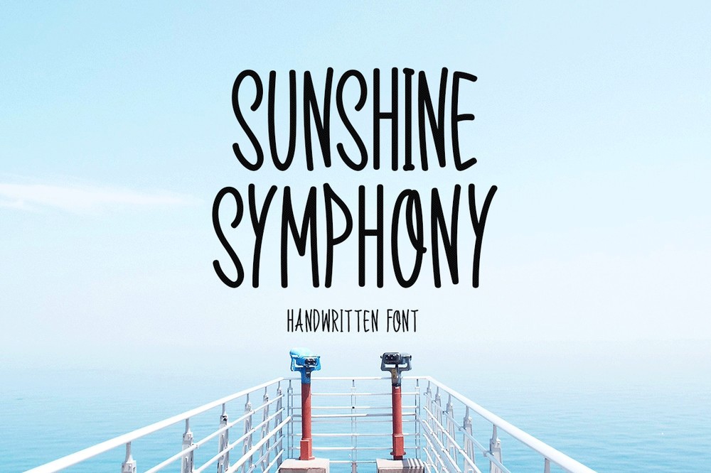 Sunshine Symphony Font