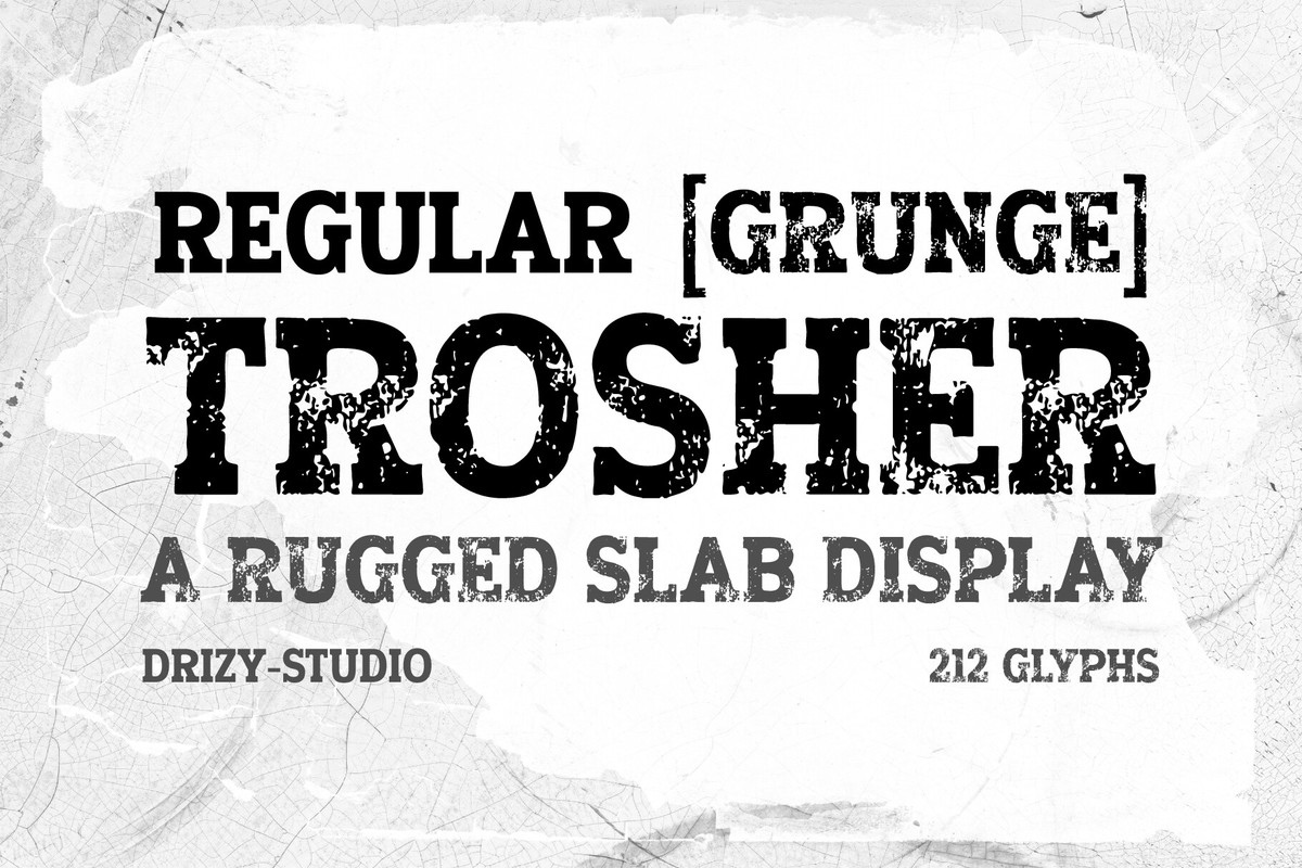 Trosher Font