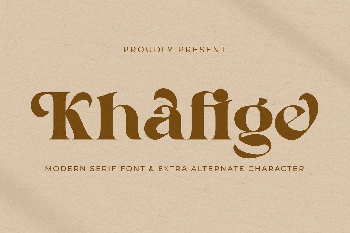 Khafige Font