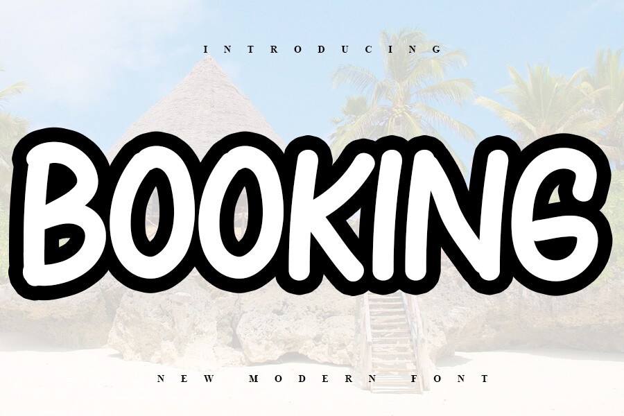 Booking Font