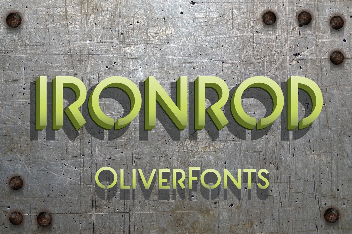 Ironrod Font