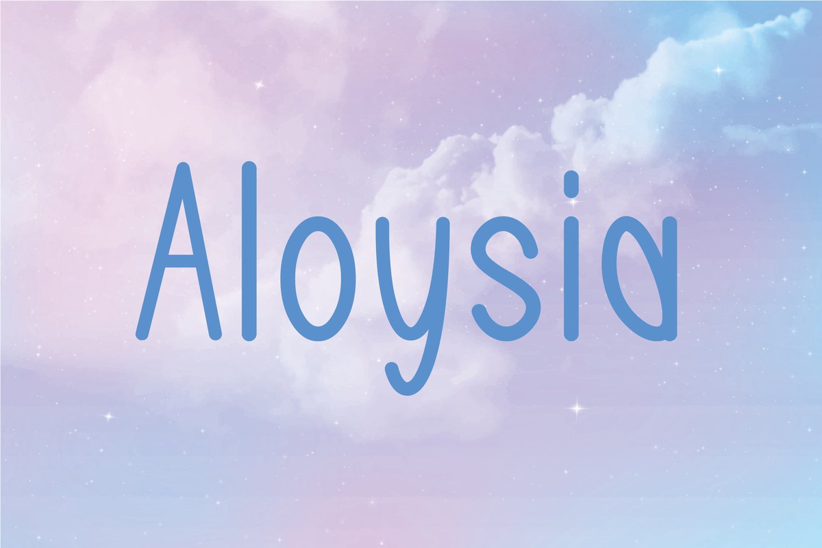 Aloysia Font