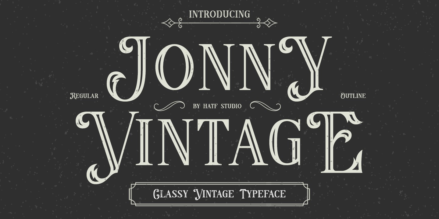 Jonny Vintage Font