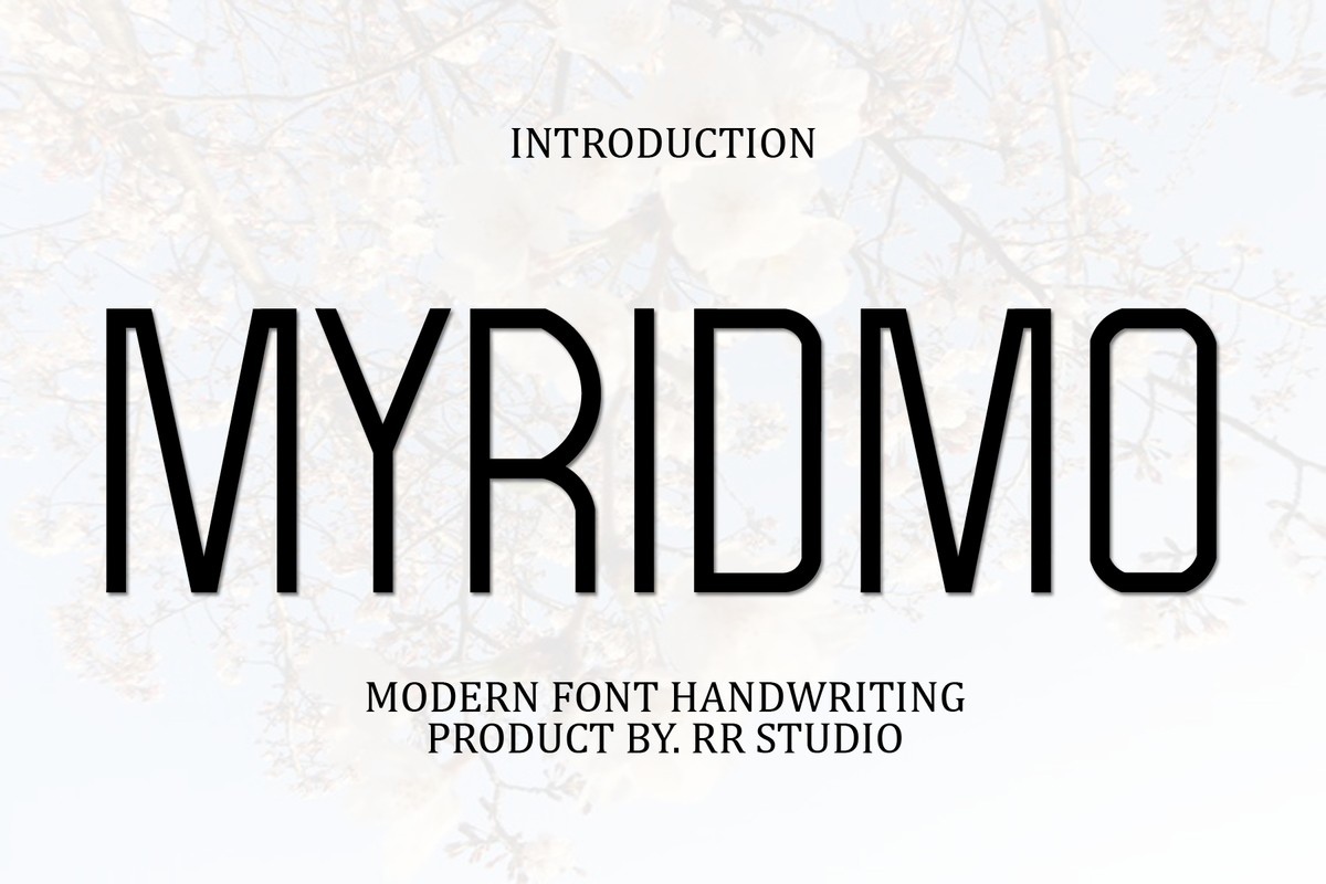 Myridmo Font