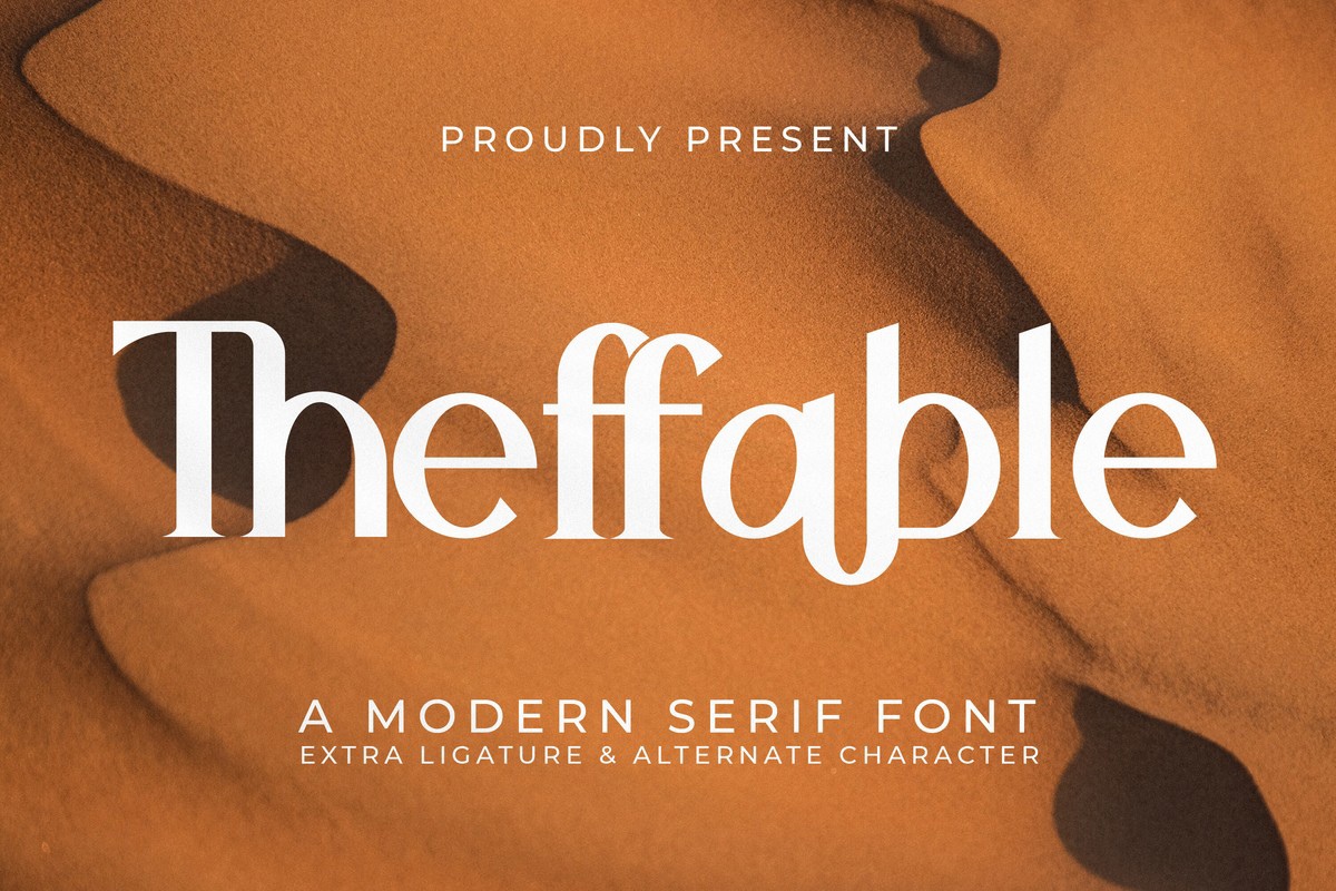 Theffable Font