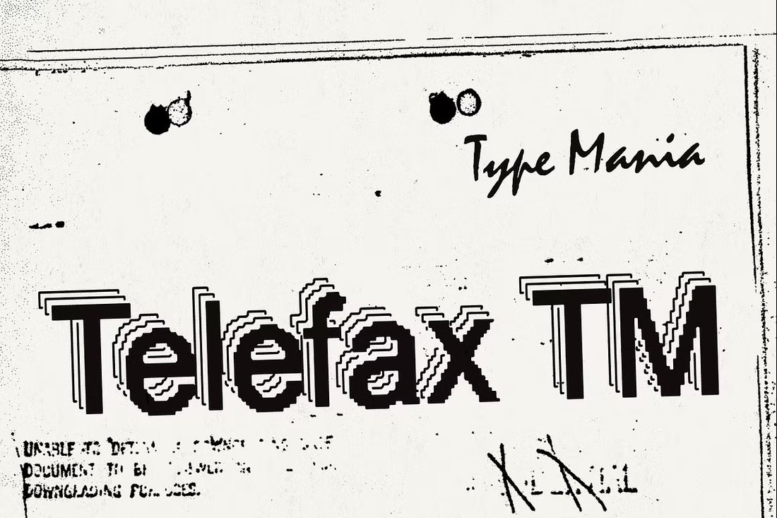 Telefax TM Font