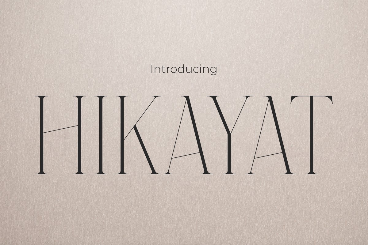 Hikayat Font