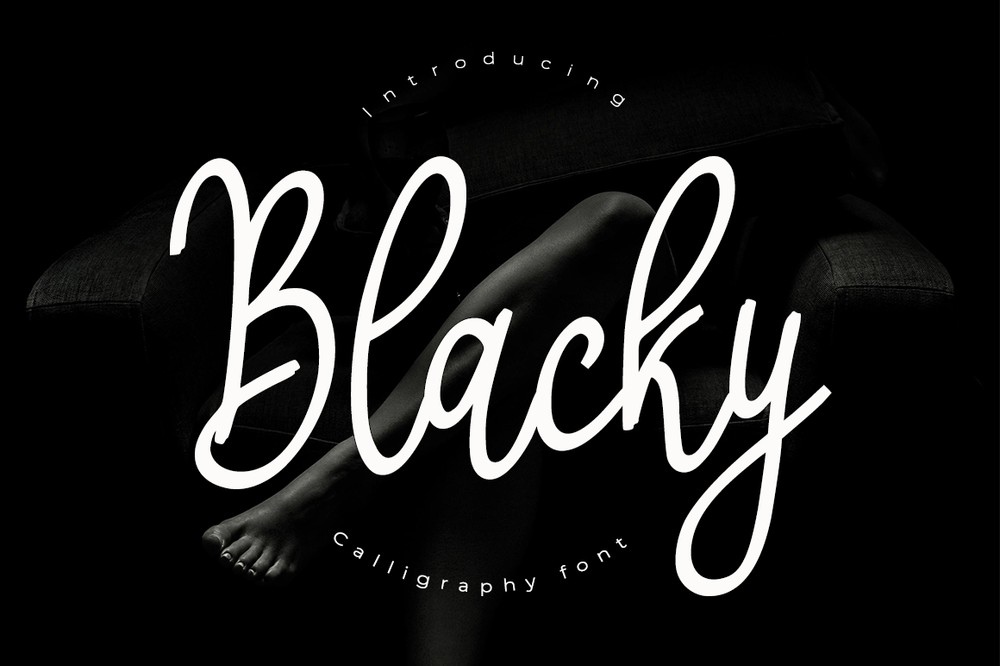 Blacky Font