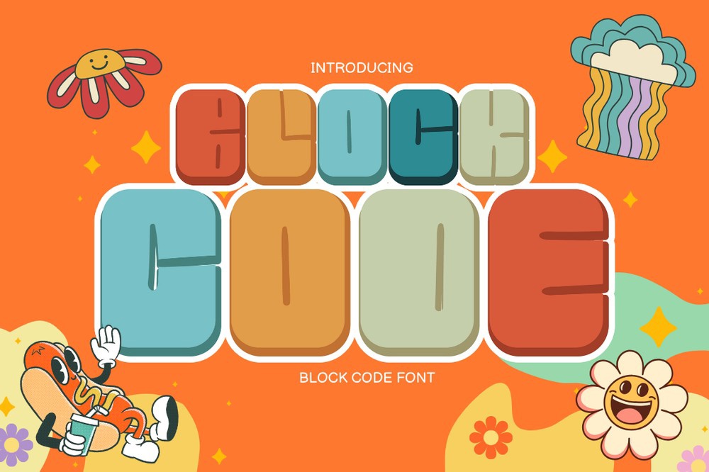 Block Code Font