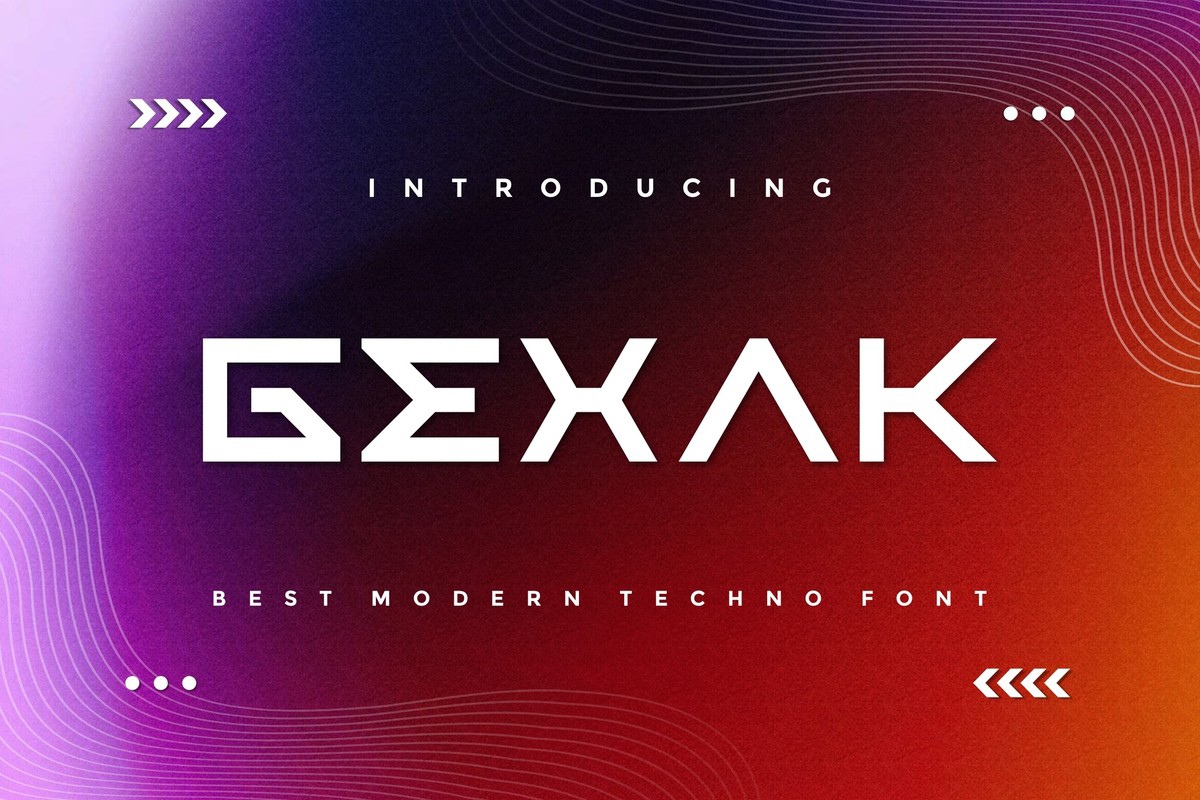 Gexak Font