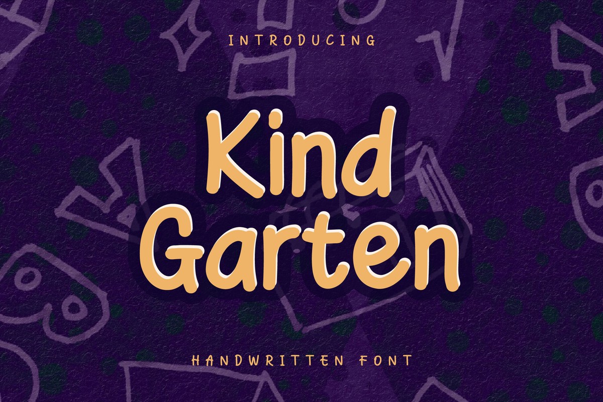 Kind Garten Font