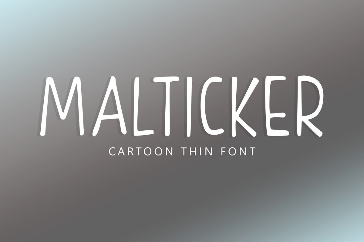 Malticker Font