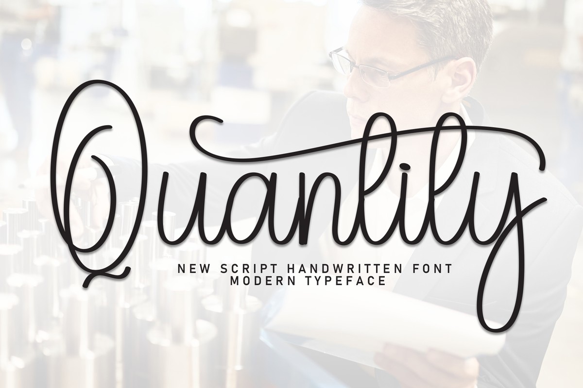 Quantity Font