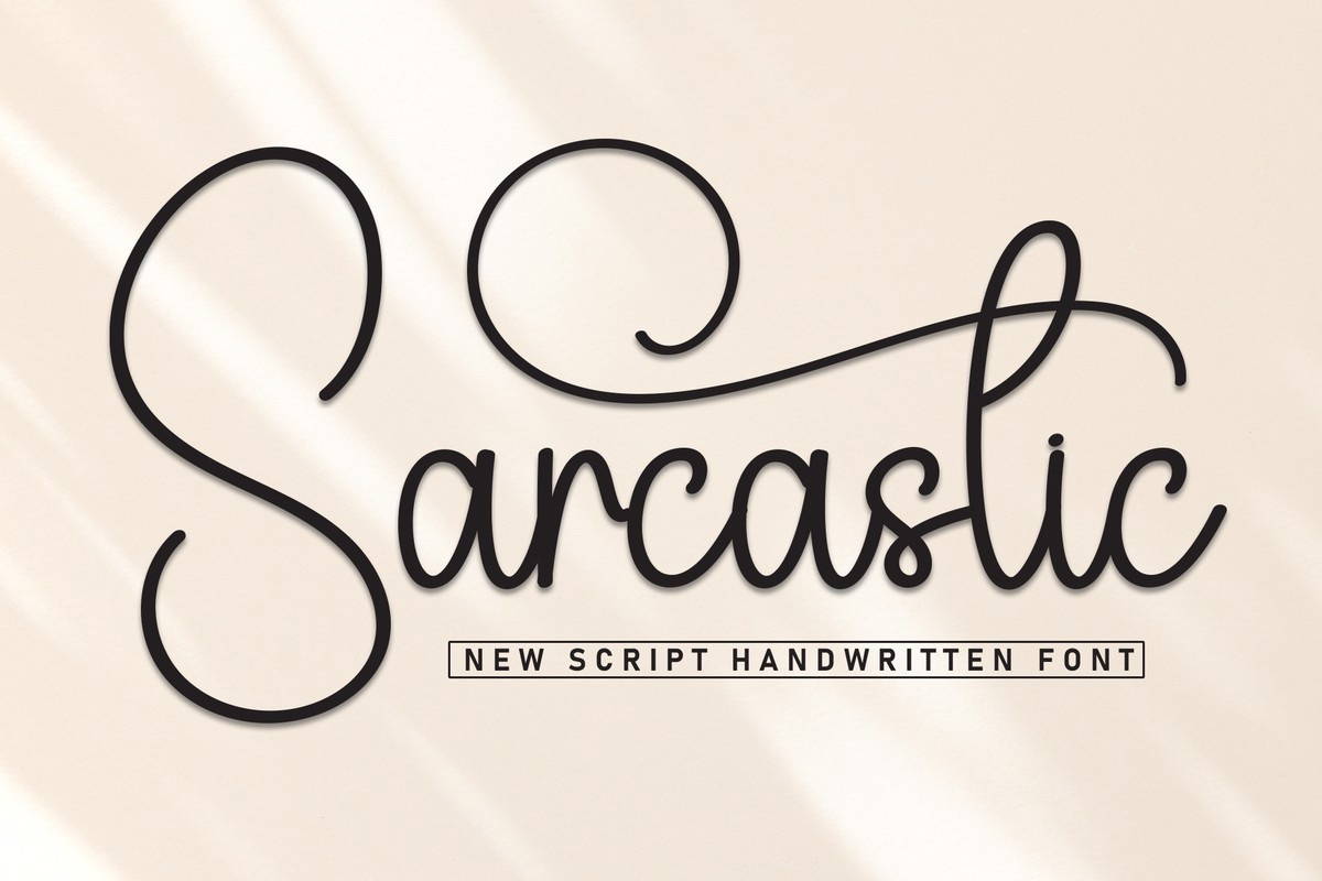 Sarcastic Font