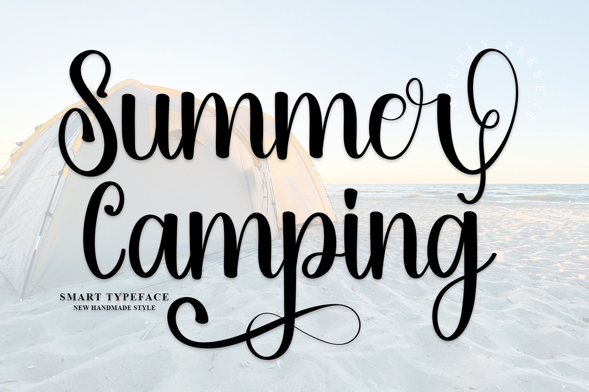 Summer Camping Font