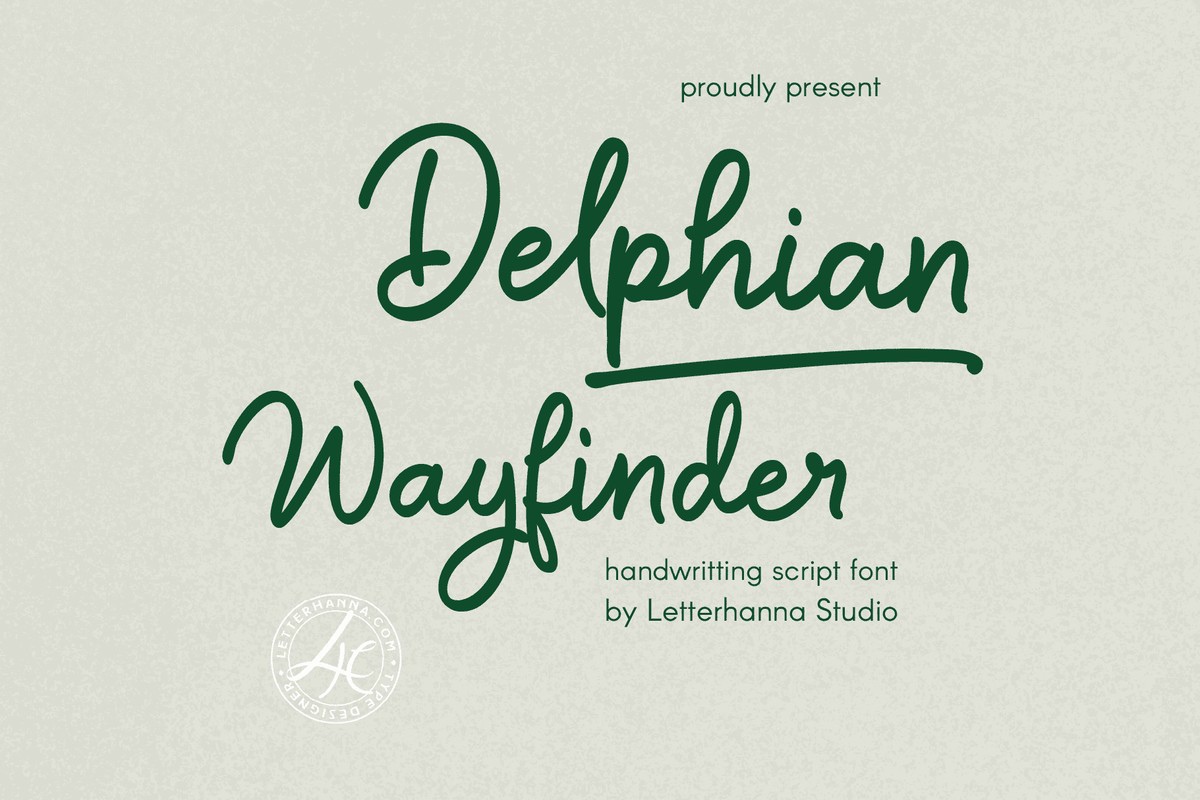 Delphian Wayfinder Font