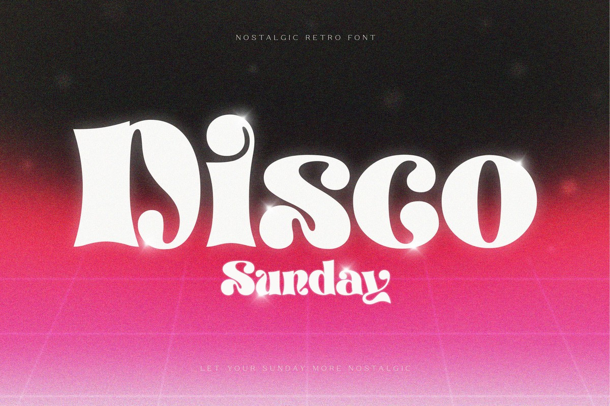 Disco Sunday Font