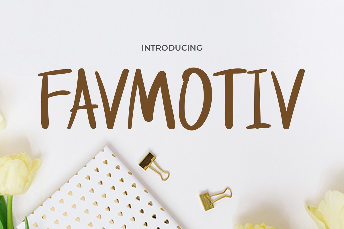 Favmotiv  Font