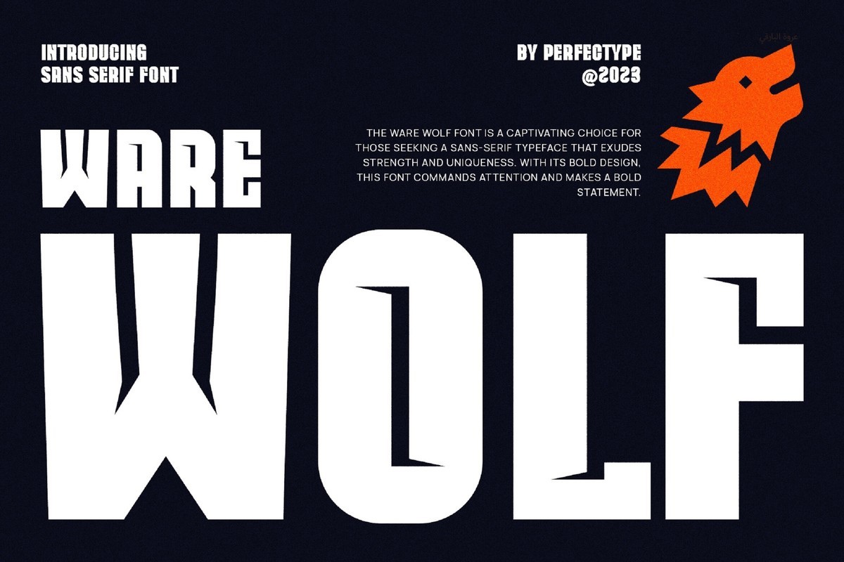 Ware Wolf Font