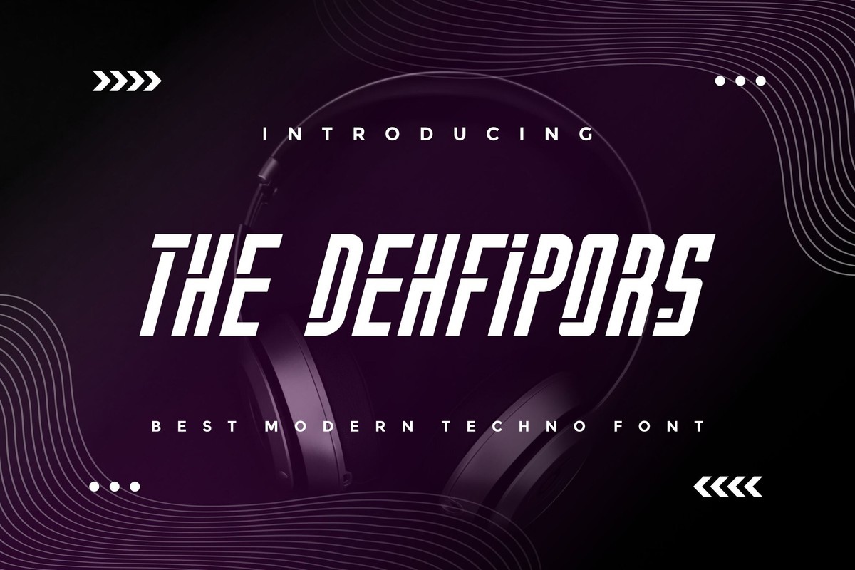 The Dehfipors Font