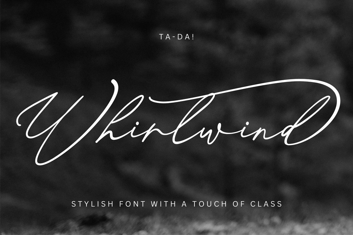 Whirlwind Font