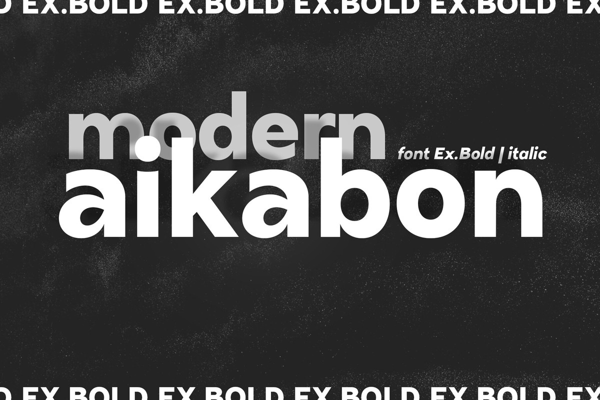 Aikabon Font