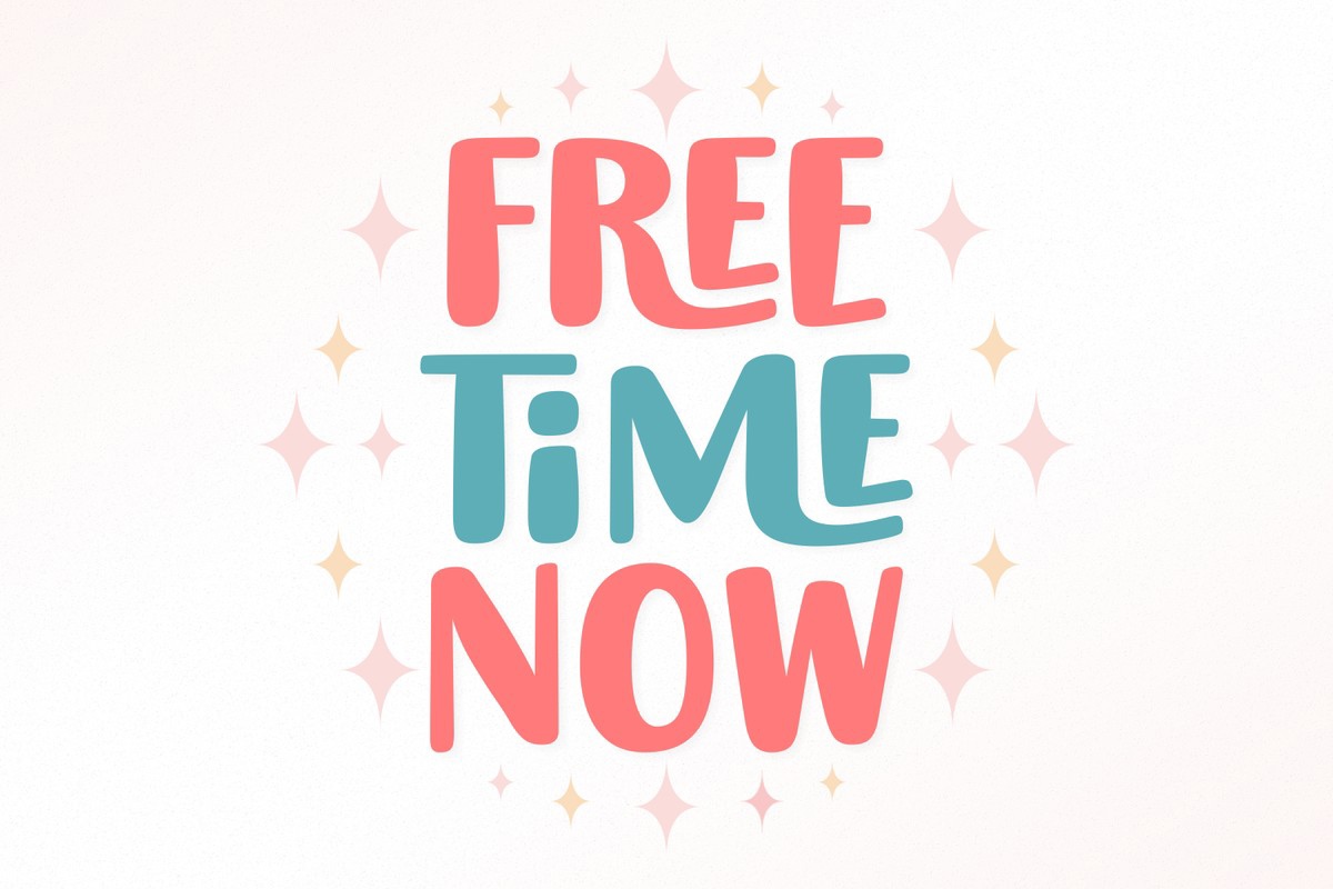 Free Time Now Font