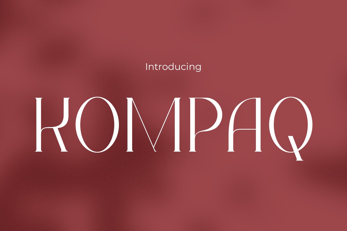 Kompaq Font