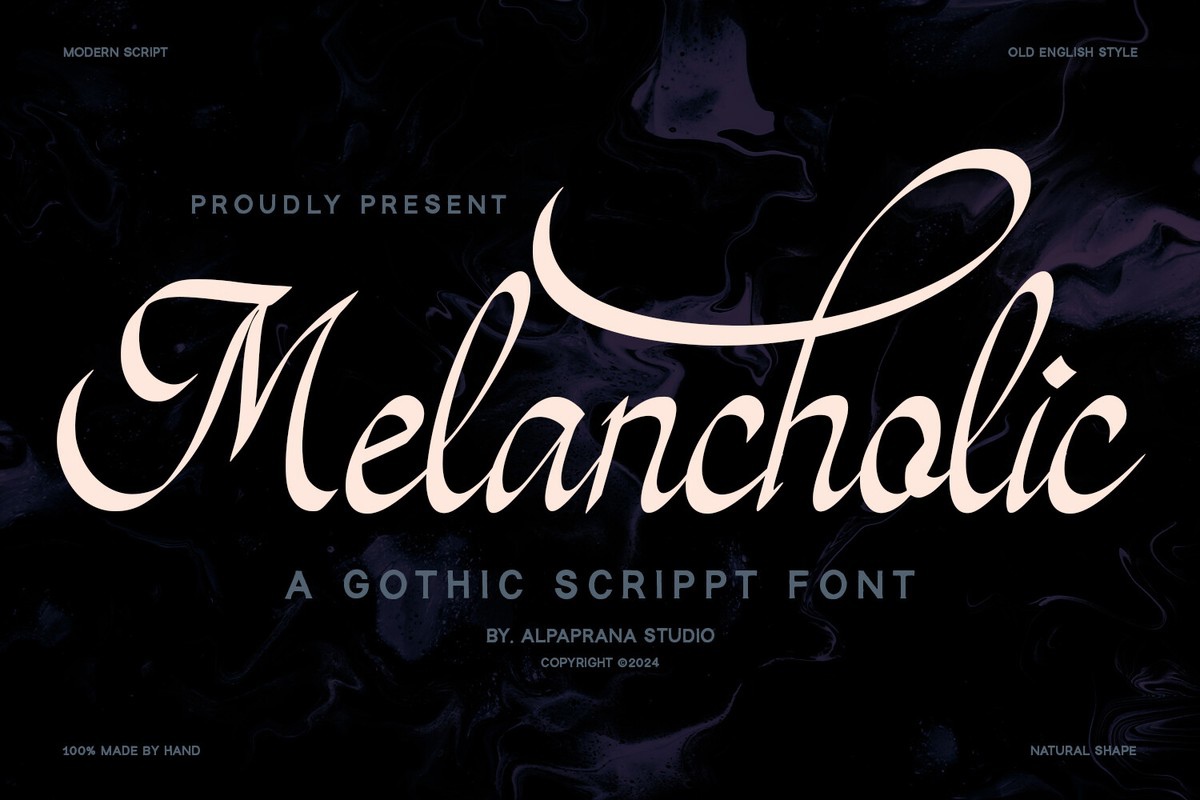 Melancholic Font