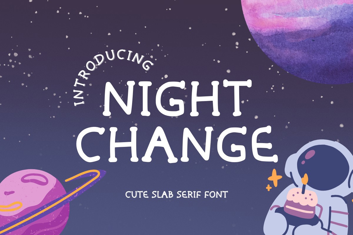 Night Change Font