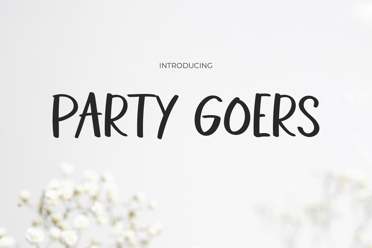 Party Goers Font