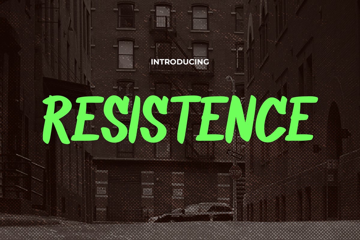 Resistance Font