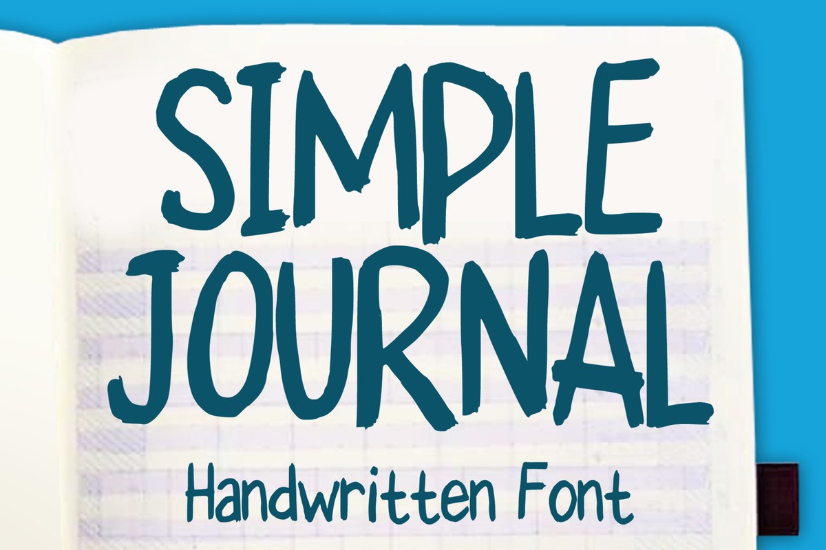 Simple Journal Font