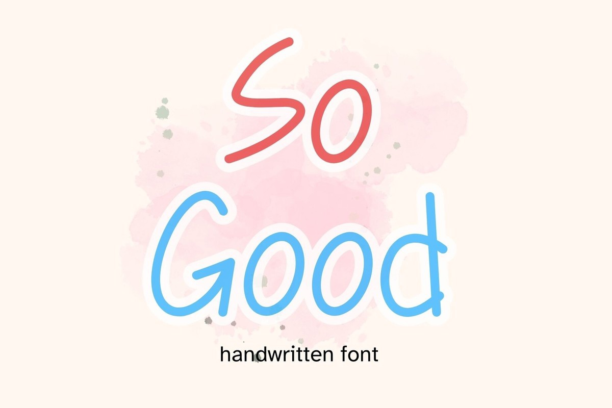 So Good Font