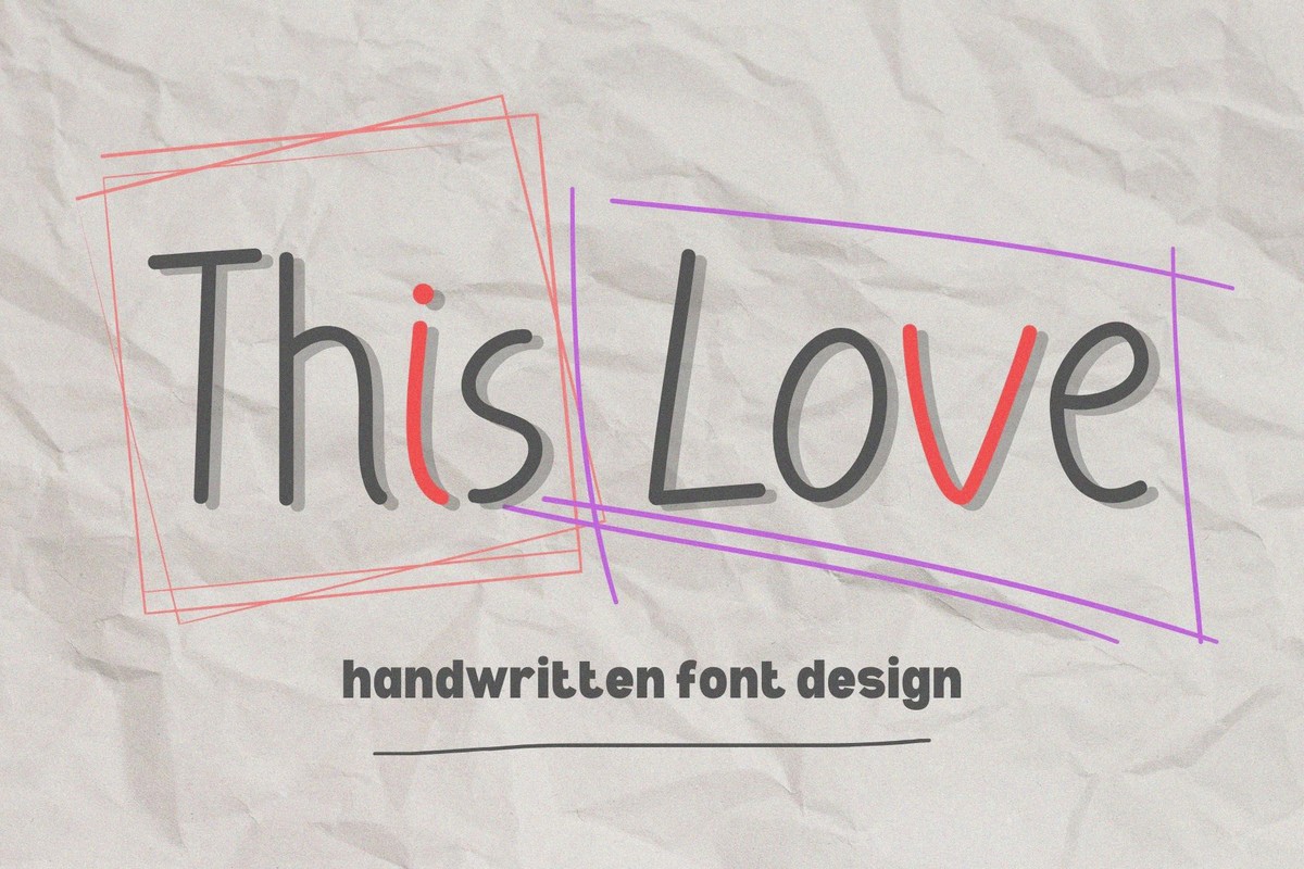 This Love Font