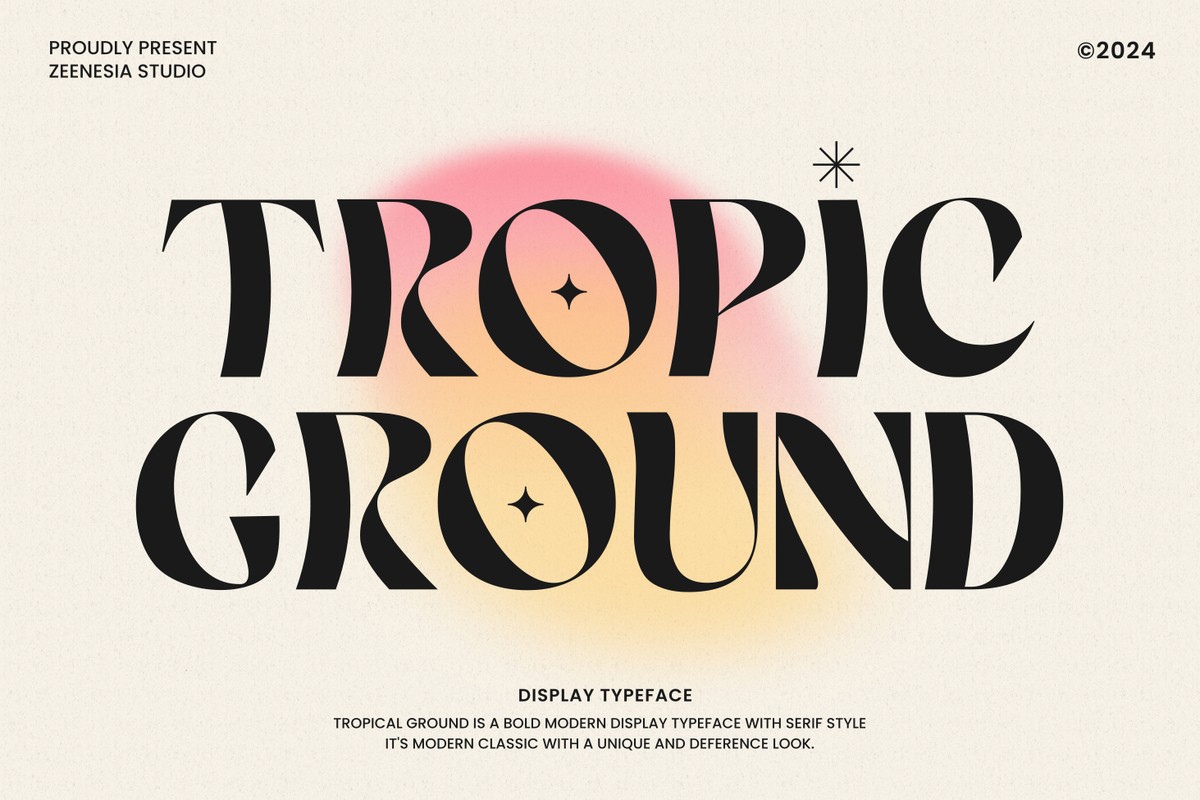 Tropic Ground Font