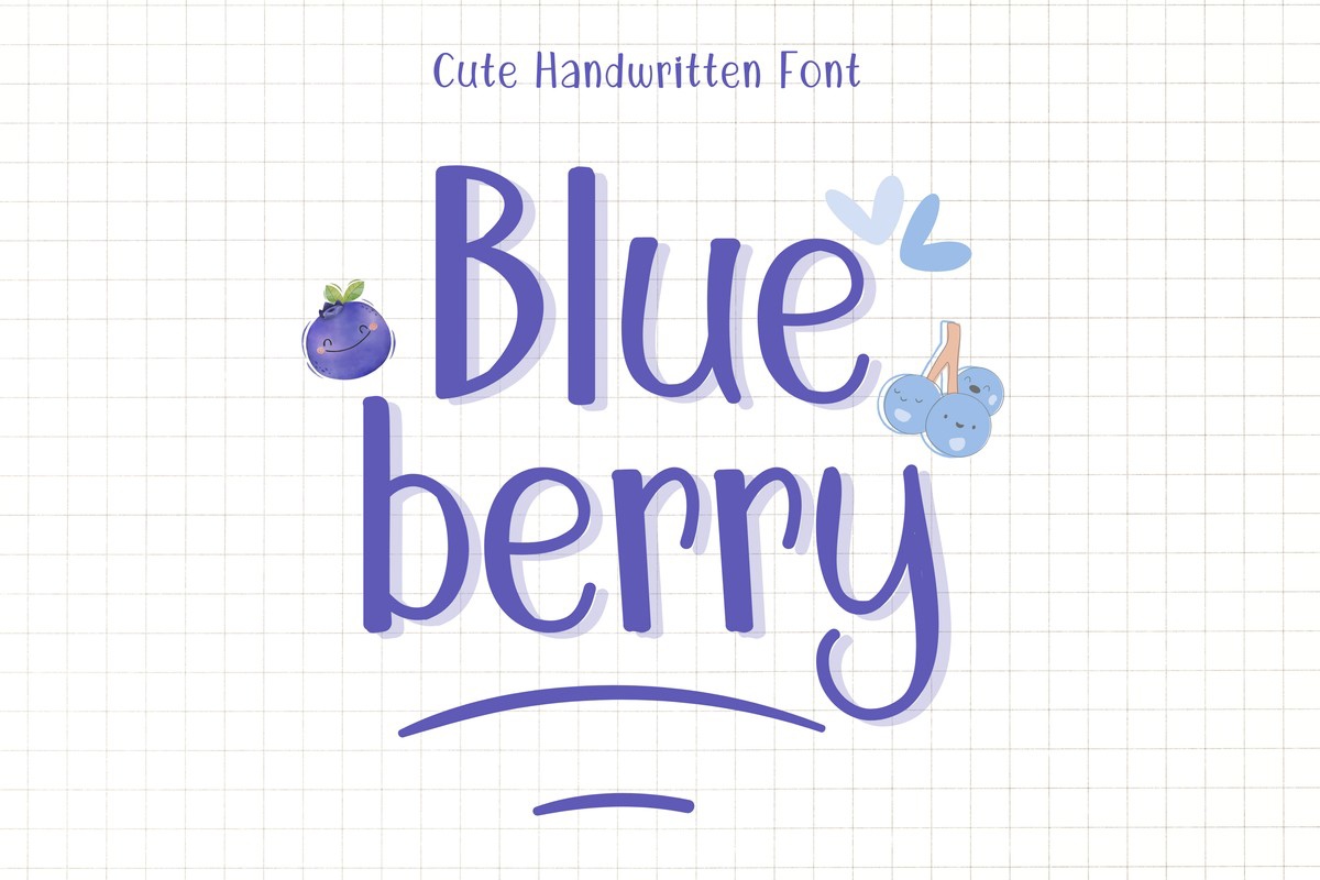 Blue Berry Font