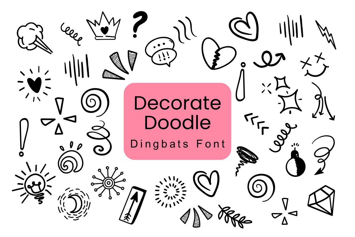 Decorate Doodle Font