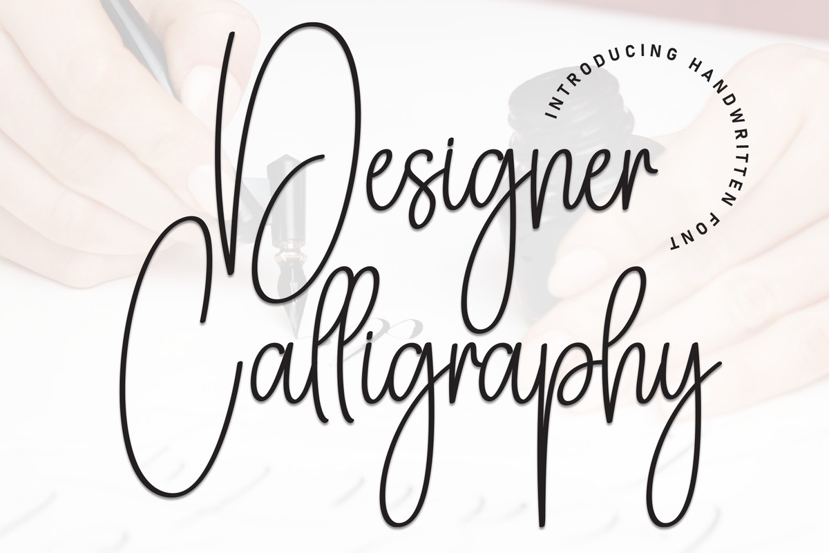 Designer Calligraph Font