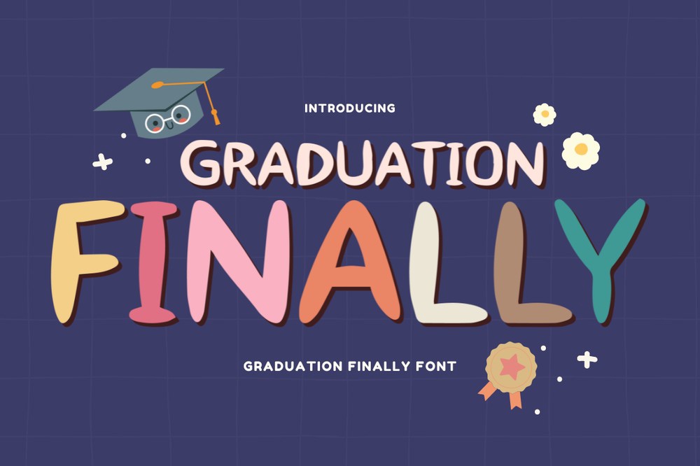 Graduation Finally Font