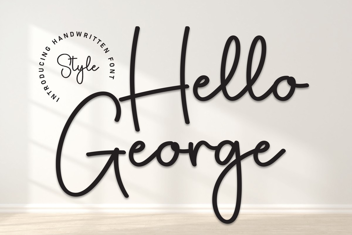 Hello George Font