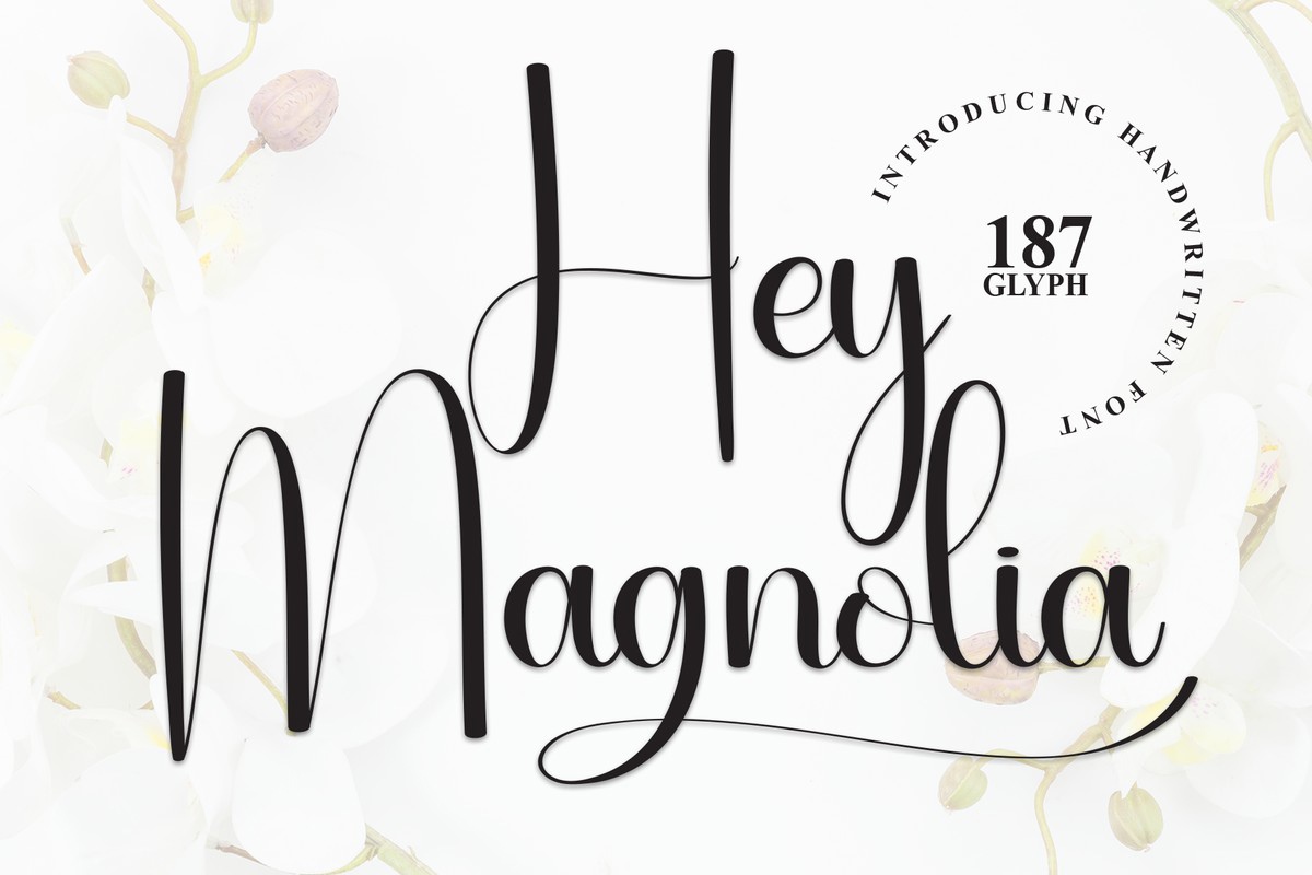 Hey Magnolia Font