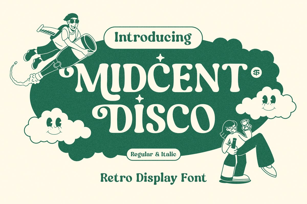 Midcent Disco Font