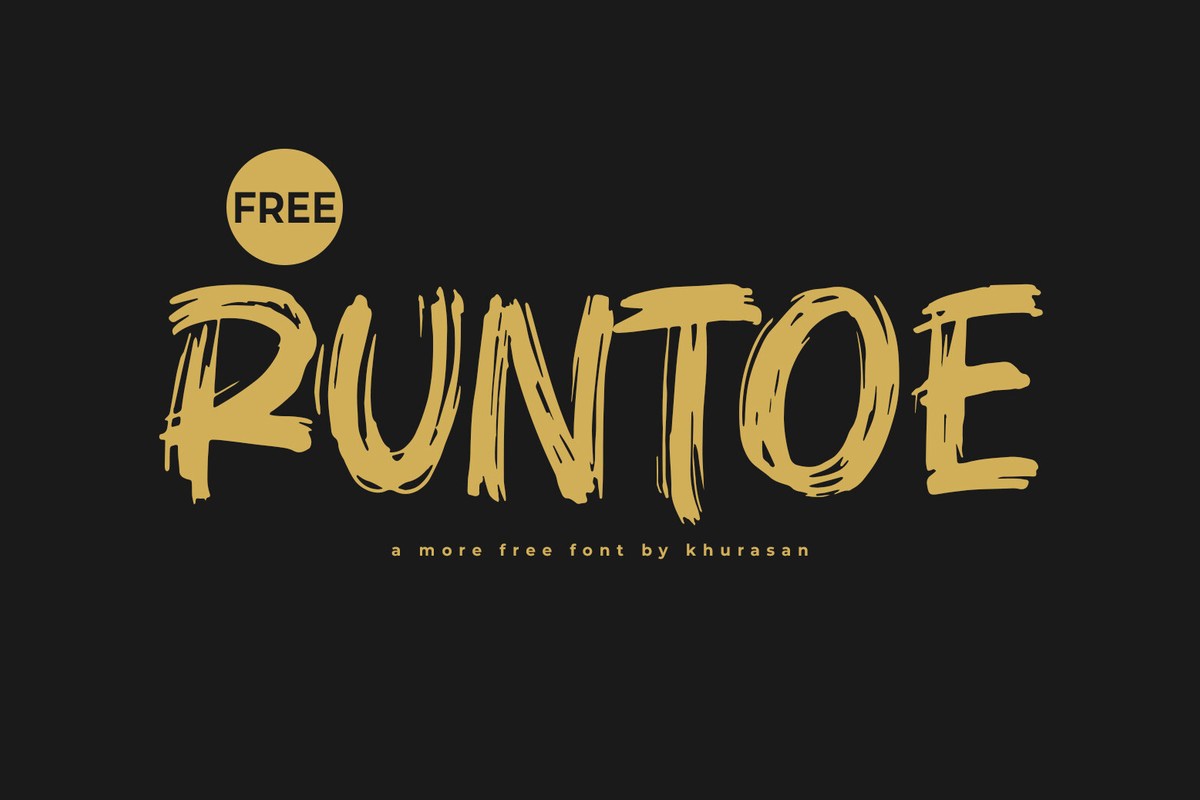 Runtoe Font