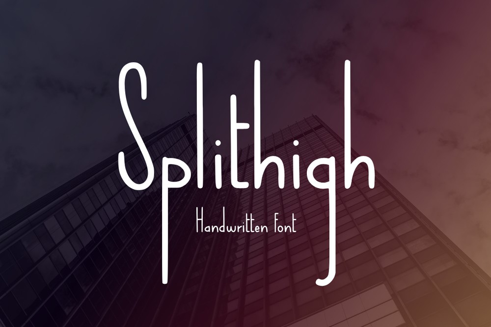 Splithigh Font