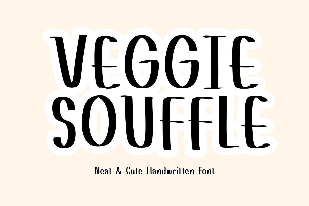 VeggieSouffle Font