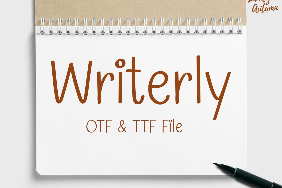 Writerly Font