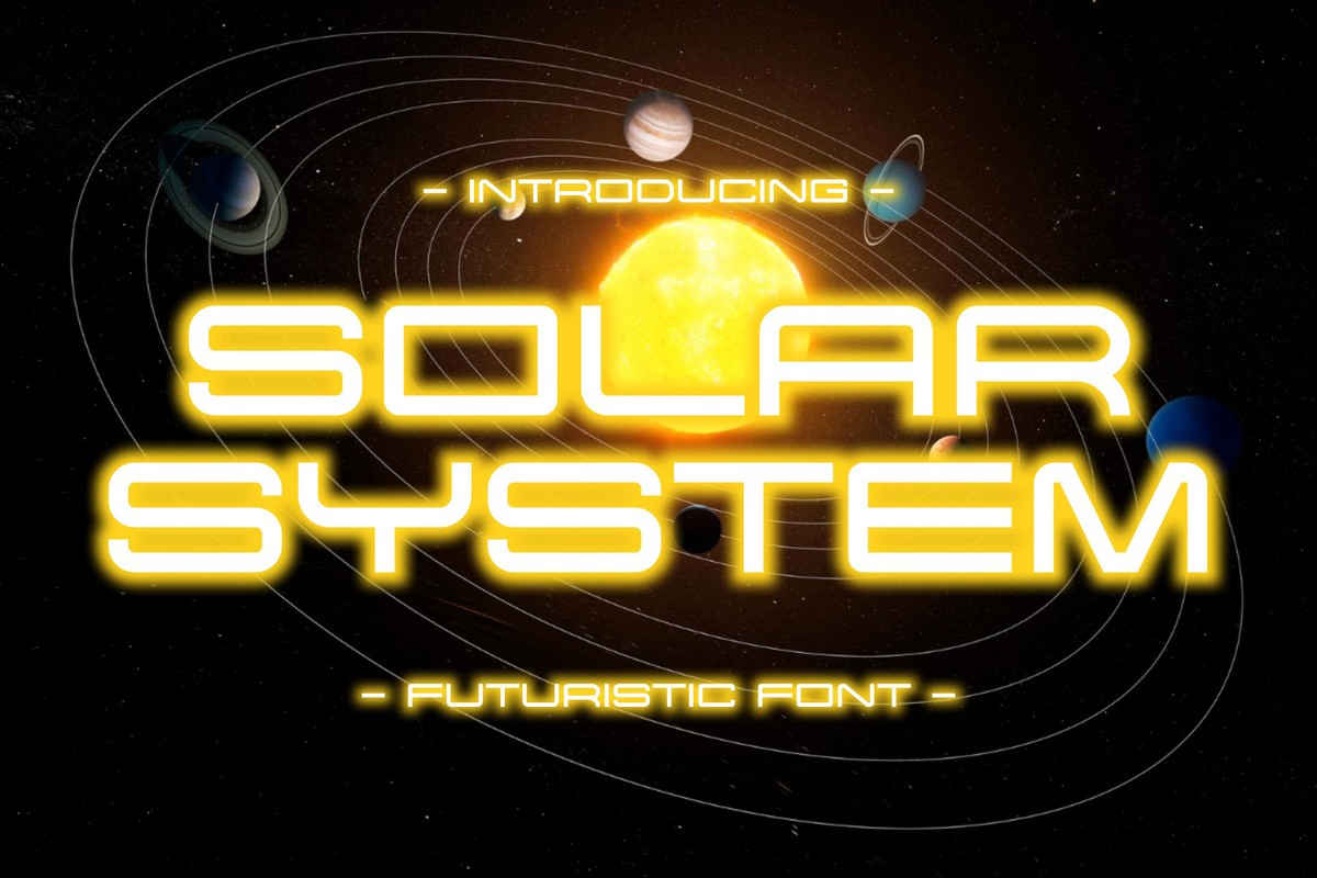 Solar System Font