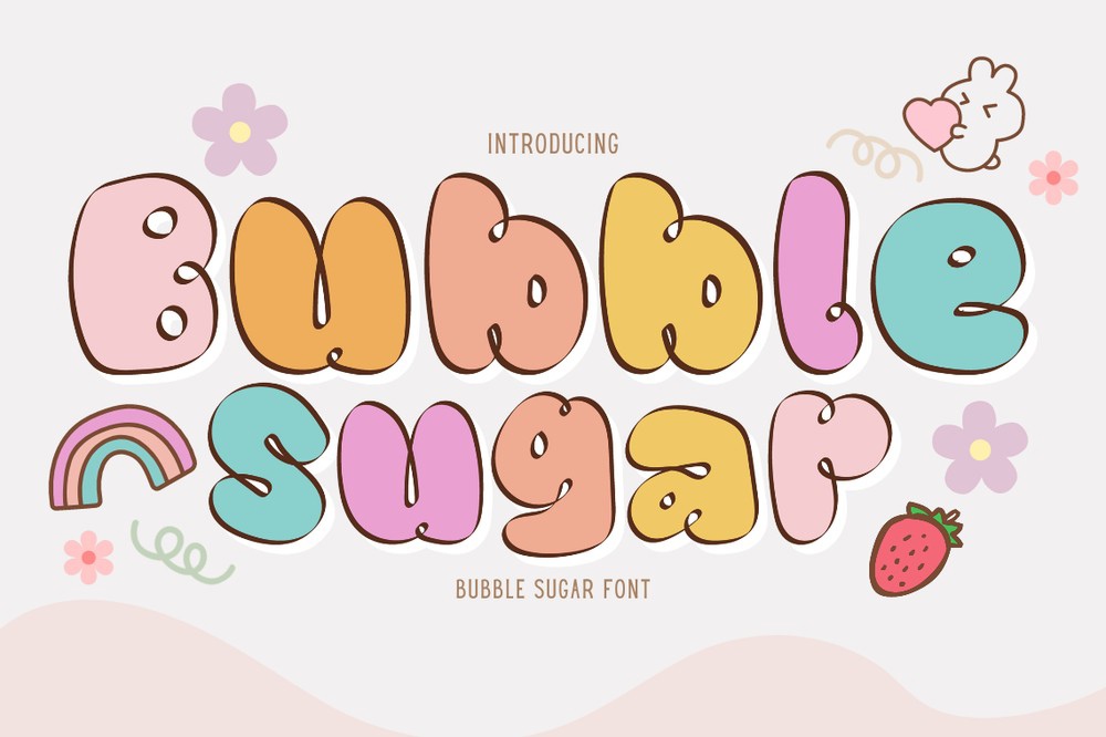 Bubble Sugar Font