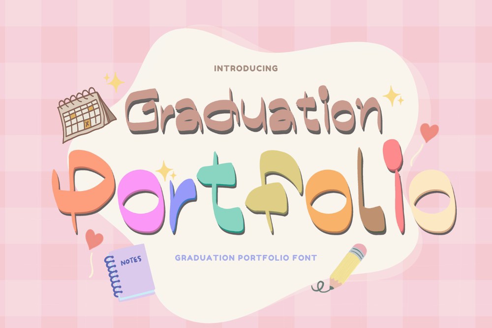 Graduation Portfolio Font